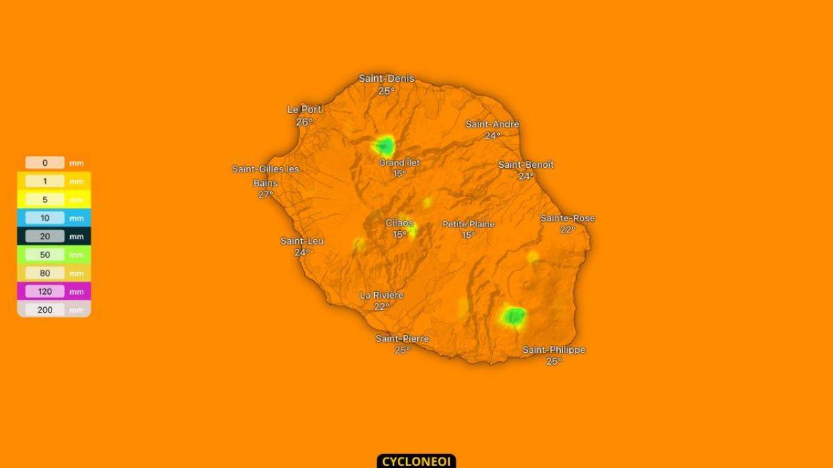 La Réunion : Un vendredi plus sec et plus chaud
