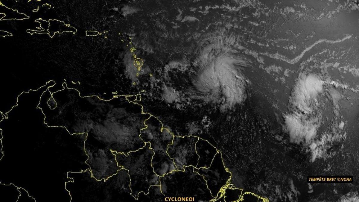 BRET potentiellement au Sud de la Martinique dans la nuit de jeudi à vendredi