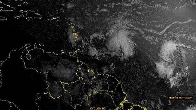 BRET potentiellement au Sud de la Martinique dans la nuit de jeudi à vendredi