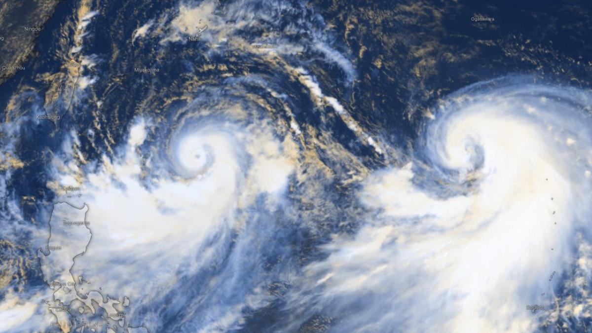 LEKIMA et KROSA, duo cyclonique dans le pacifique Nord-Ouest