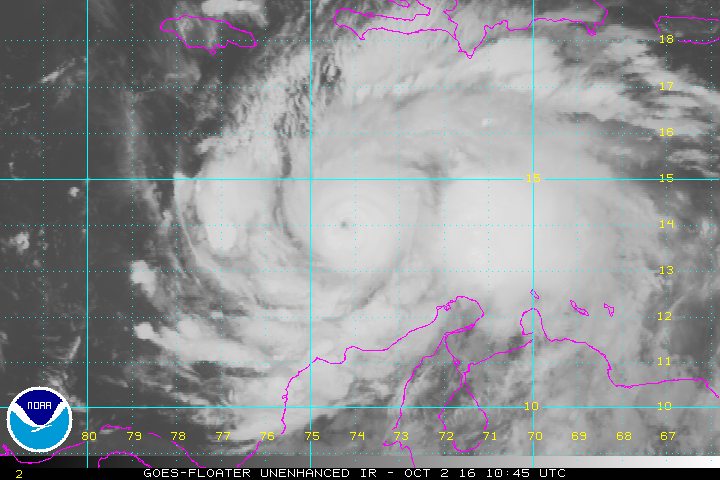 Matthew image IR (NHC)