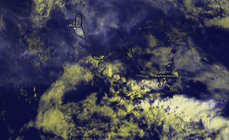 Orage à Mayotte