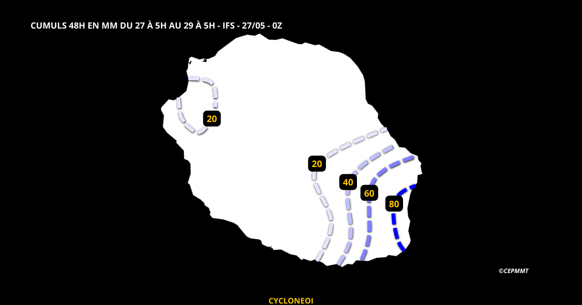 Météo à La Réunion pour ce dimanche de pentecôte 2023