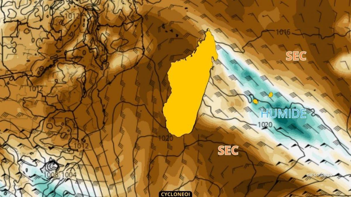 La Réunion : conditions devenant plus humide et instable