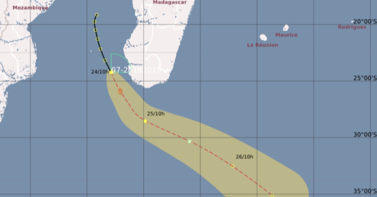 Dépression Tropicale n°7 au Sud-Ouest de Madagascar