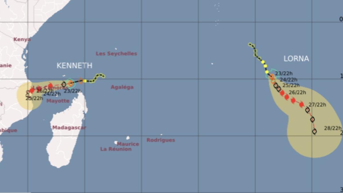La tempête tropicale LORNA est le 15e système de la saison cyclonique 2018/2019