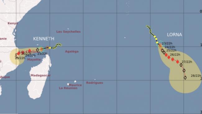 La tempête tropicale LORNA est le 15e système de la saison cyclonique 2018/2019