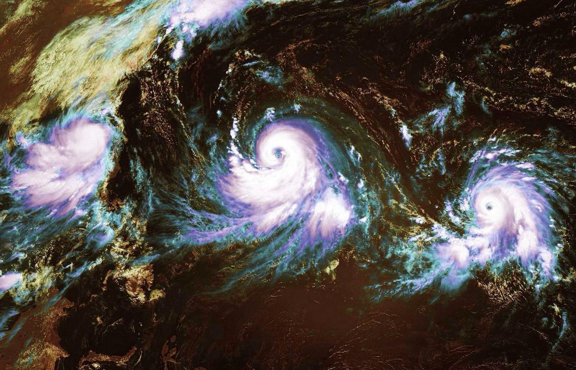 Forte activité cyclonique dans le Pacifique
