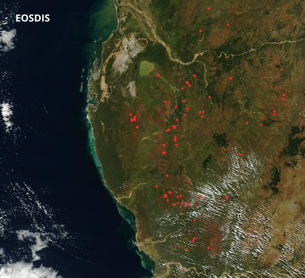 Multiples incendies sur le Sud-Ouest de madagascar