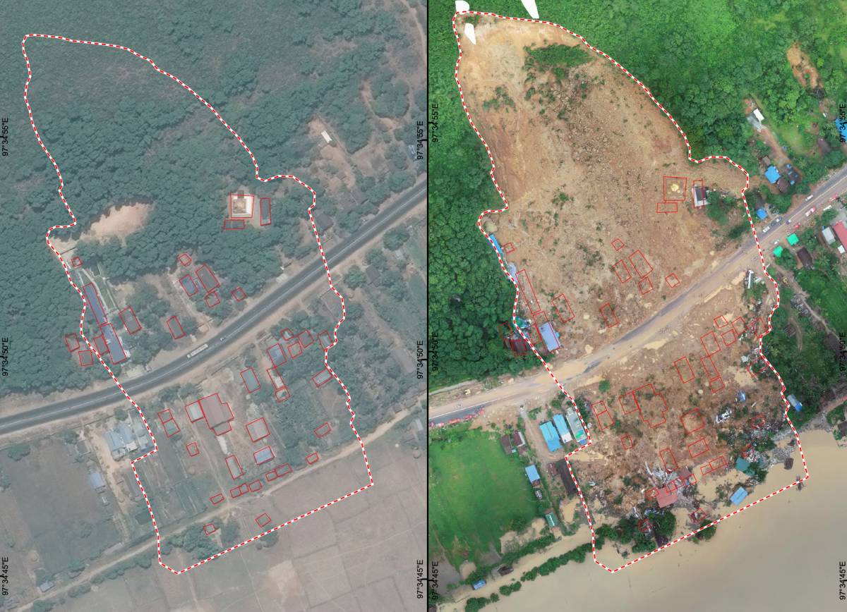 Glissement de terrain Myanmar