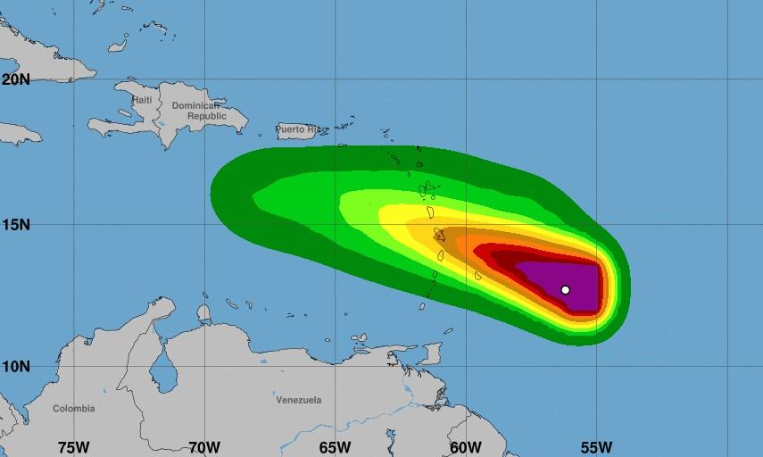 KIRK vers les Antilles, la Guadeloupe et la Martinique en vigilance cyclone