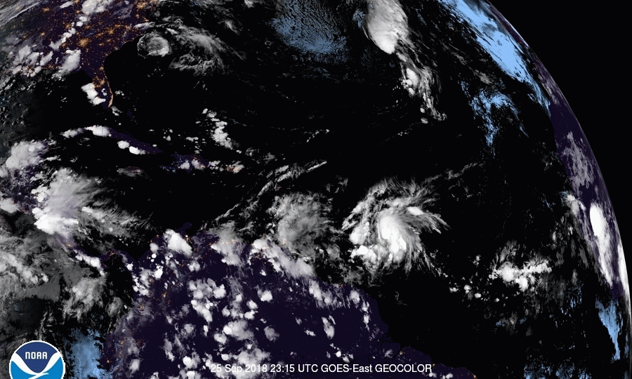 Animation satellite atlantique nord ©NOAA