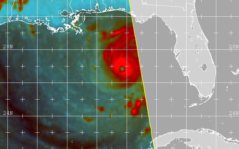 Image micro-onde de l'ouragan MICHAEL ©NRL