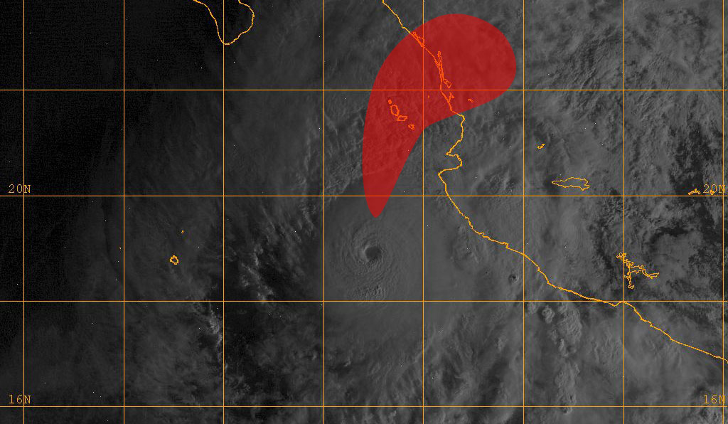 Ouragan WILLA en direction du Mexique