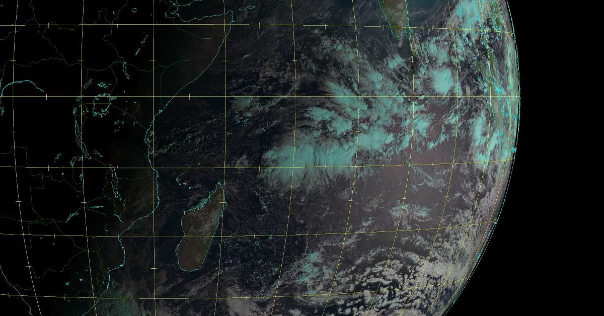L'activité convective se renforce entre Agalega et Diego Garcia