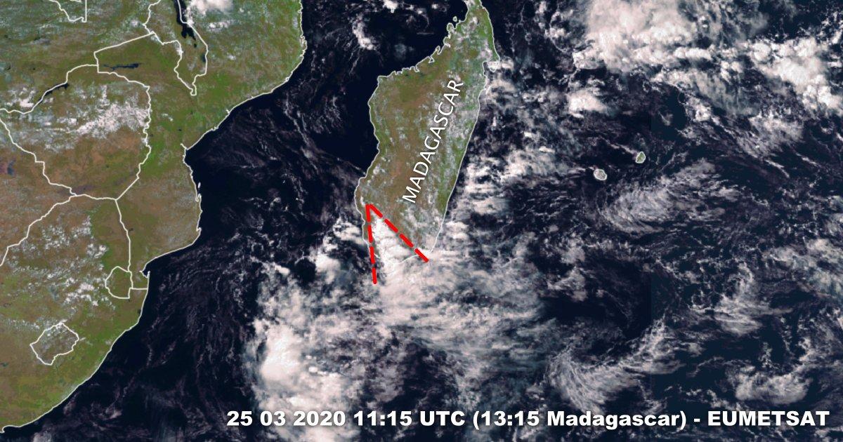 Violent orage dans le Sud de Madagascar