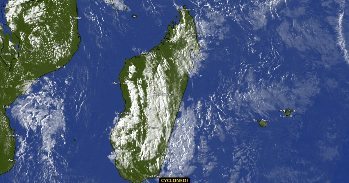 Inhabituel épisode orageux à Madagascar en plein hiver austral