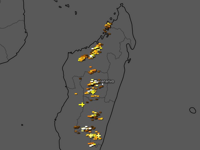 Activité orageuse Madagascar