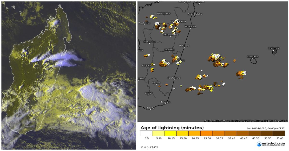 Orage madagascar mascareignes