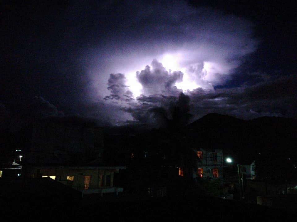 Orage photographié depuis Holy Cross par Jacksonella Speville Hortense