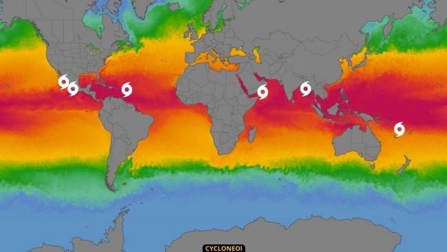 Une série d'impacts cycloniques à travers le globe