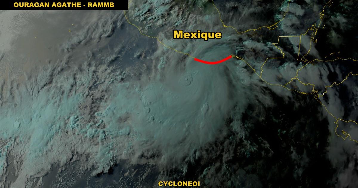 Ouragan Agatha : risque de submersions côtières extrêmement dangereuses au Mexique