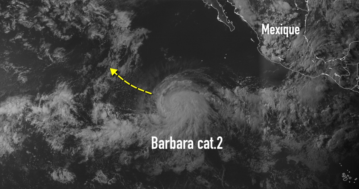 BARBARA premier ouragan de la saison cyclonique 2019 du pacifique Est