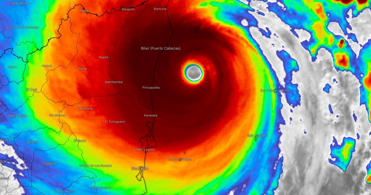 Ouragan categorie 5 iota nicaragua 1