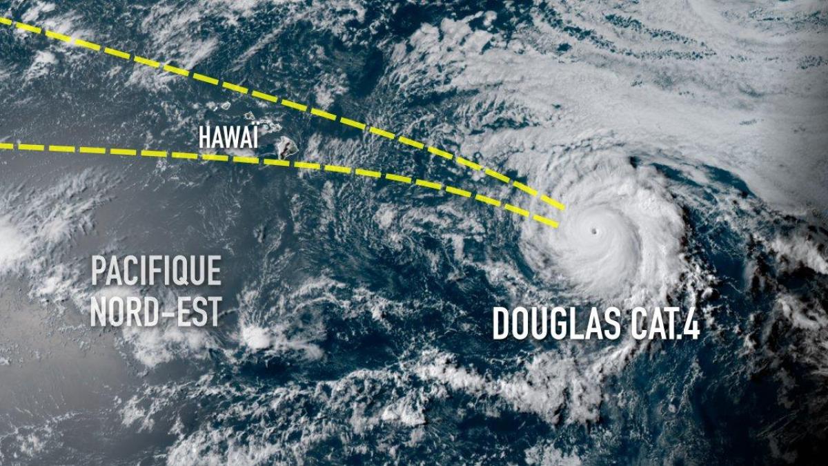 L'ouragan majeur Douglas est une menace potentielle pour Hawaï