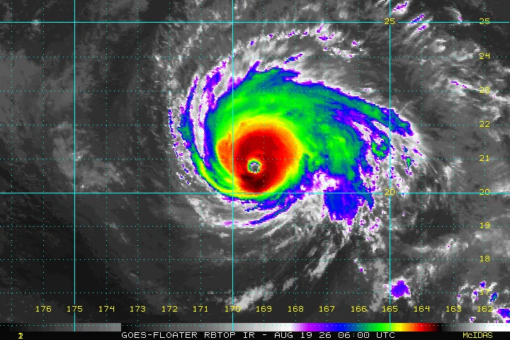 Ouragan LALA de catégorie 4