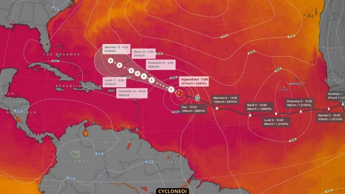 Lee est devenu le premier ouragan de catégorie 5 de la saison 2023