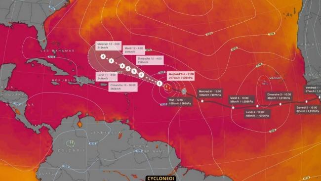Lee est devenu le premier ouragan de catégorie 5 de la saison 2023