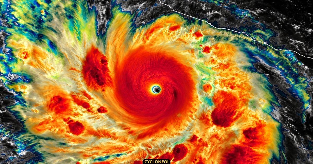 Ouragan Polo : des rafales de 350 km/h et une pression à 892 hPa