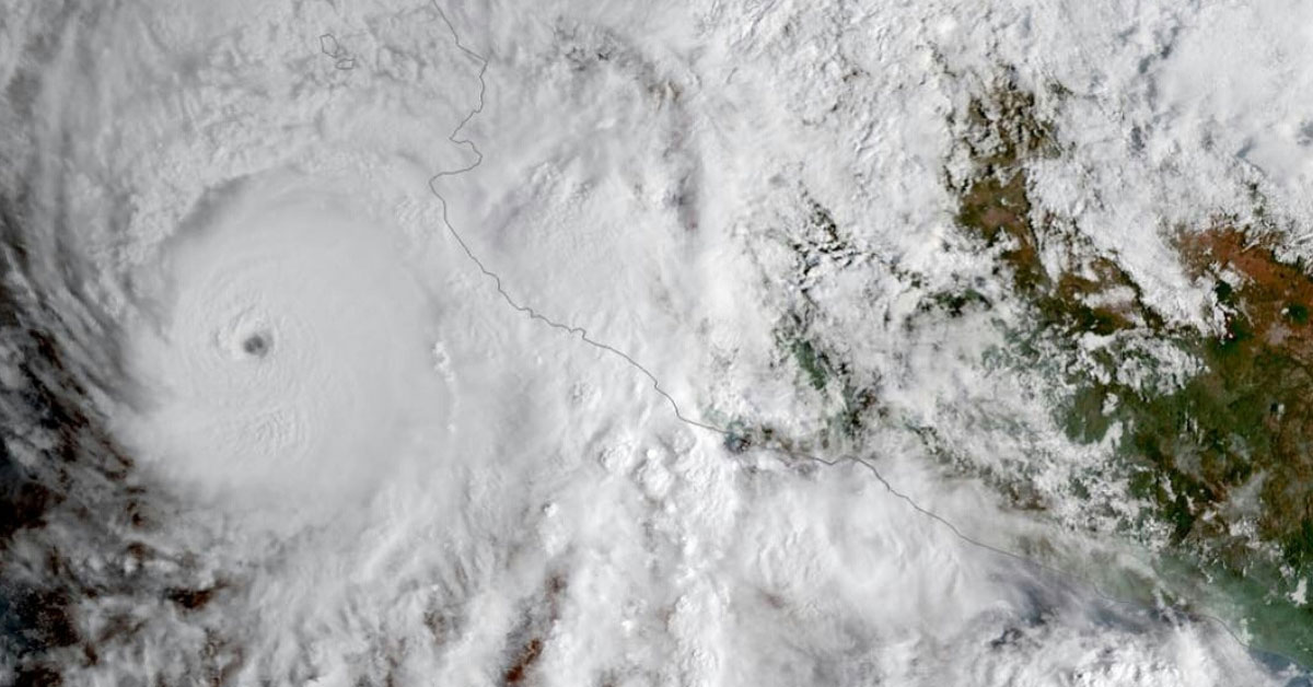 Le Mexique frappé par WILLA, un ouragan de catégorie 3