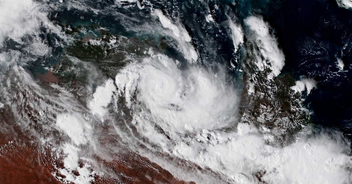 Cyclone OWEN, menace maximale dans le Golfe de Carpentarie en Australie