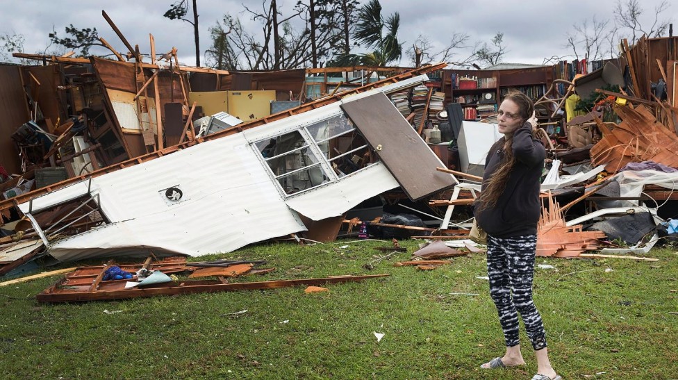 Panama city ravagée par l'ouragan Michael