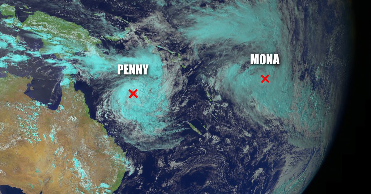 La tempête tropicale MONA menace les Fidji dans le Pacifique Sud-Ouest