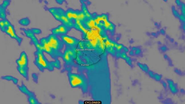 Île Maurice : Avertissement de pluie torrentielle en vigueur depuis 12h45