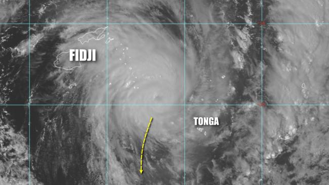 Pacifique Sud : Le cyclone tropical POLA entre les Fidji et les Tonga