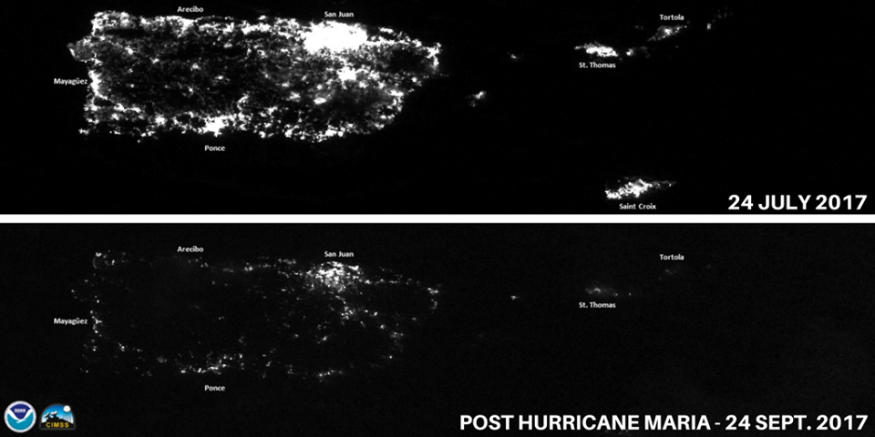 Porto Rico toujours dans le noir une semaine après MARIA