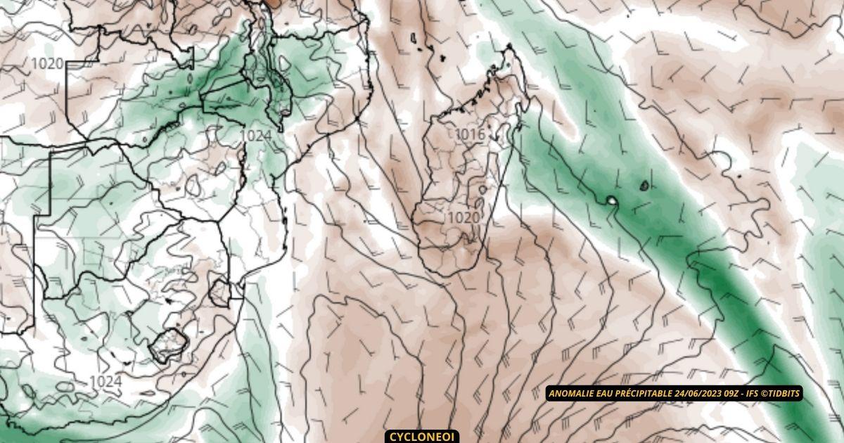 Possible averse de neige a la reunion