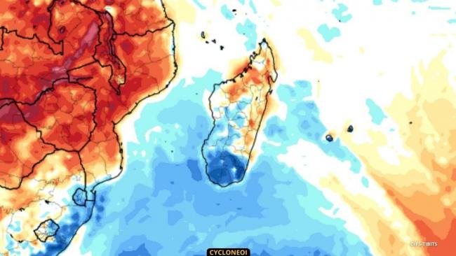 Possible coup de fraîcheur à venir à Madagascar et La Réunion