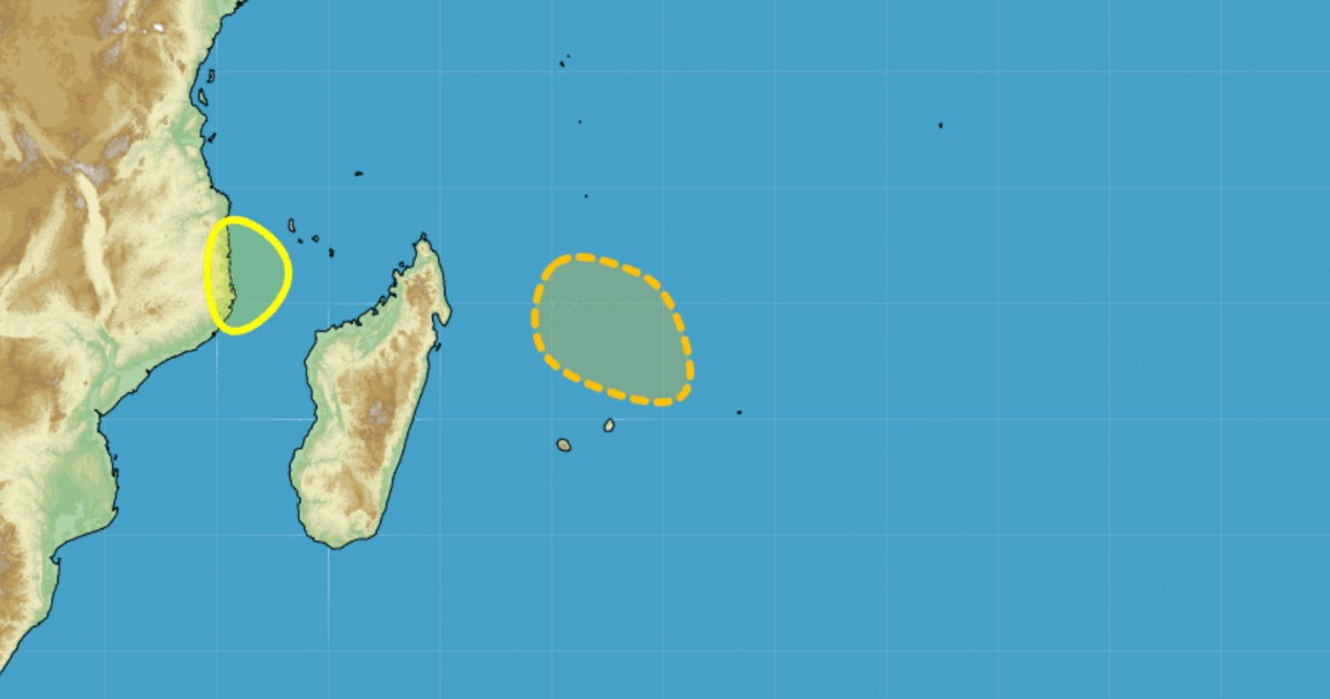 Possible cyclogene se au nord des mascareignes