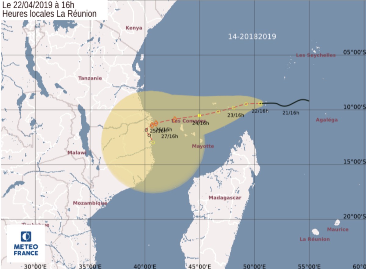 Pre alerte cyclonique mayotte