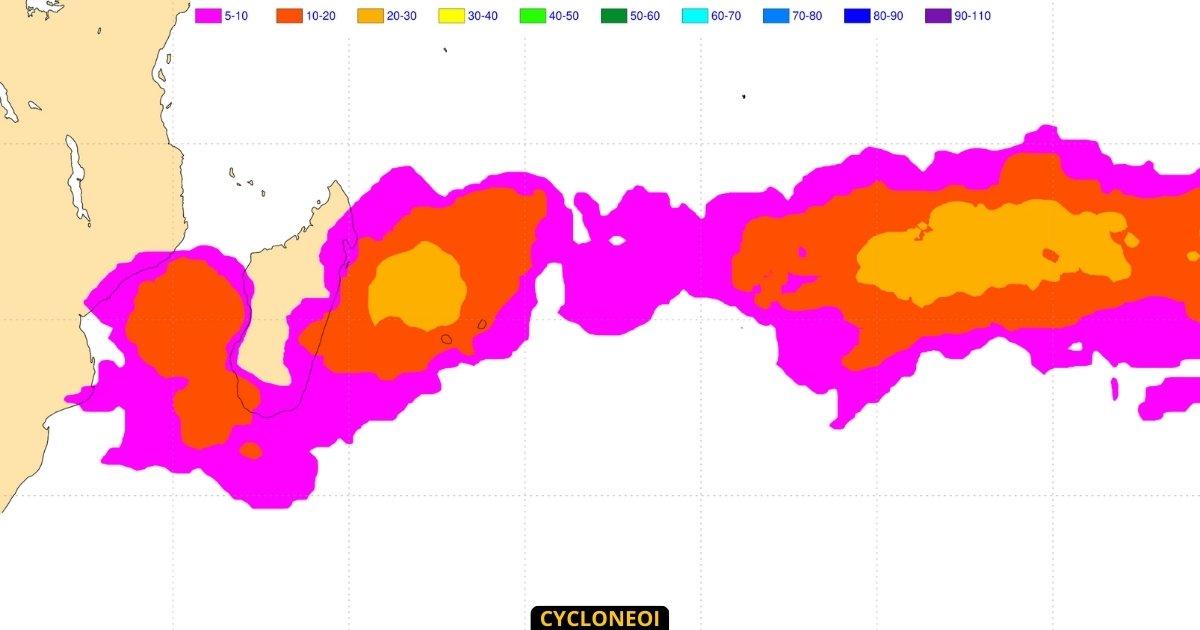 Perspectives d'activité cyclonique dans l'océan indien Sud-ouest pour février 2023
