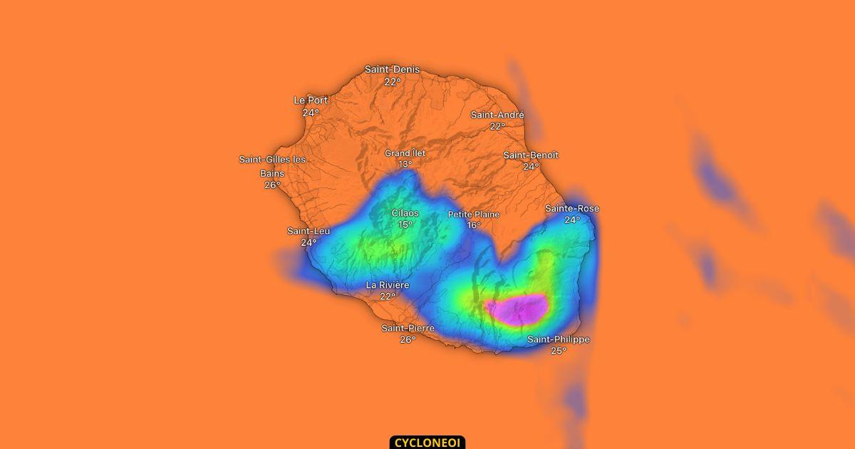 Première touche d’hiver à La Réunion : fraîcheur, vent et averses