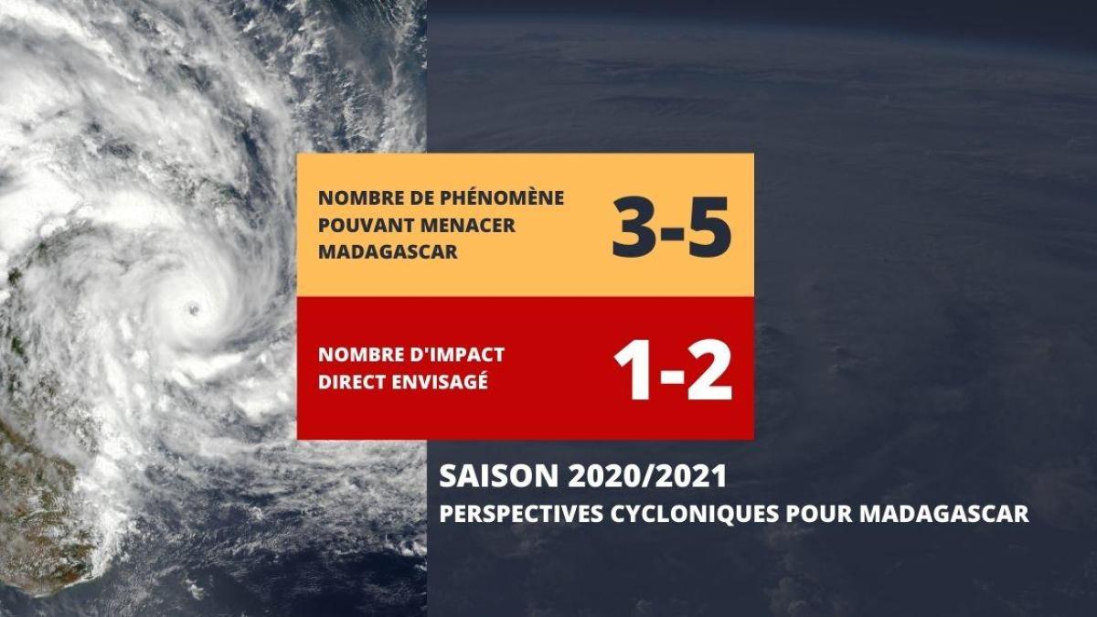 Madagascar : Risque cyclonique proche à au-dessus de la normale pour l'été 2020/2021