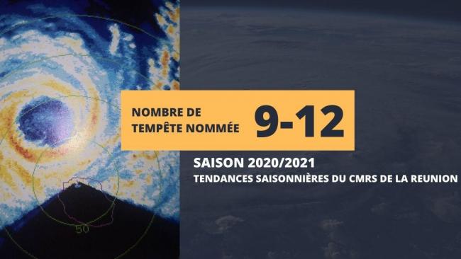 Entre 9 et 12 systèmes pour la saison cyclonique 2020/2021 selon le CMRS de la Réunion