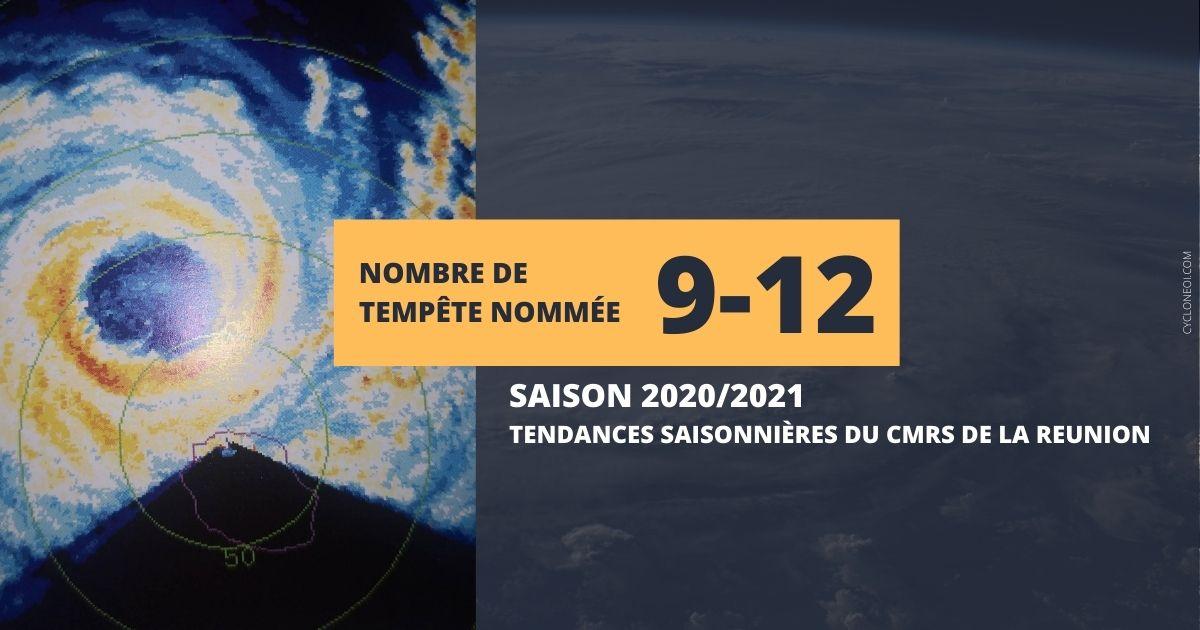 Entre 9 et 12 systèmes pour la saison cyclonique 2020/2021 selon le CMRS de la Réunion