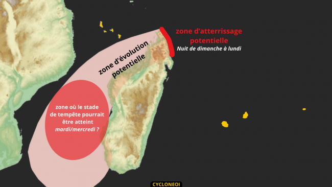 Madagascar sous l’influence directe du 8e système de la saison cyclonique